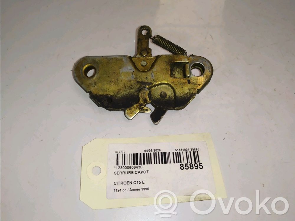 Citroen Visa Chiusura/serratura vano motore/cofano 