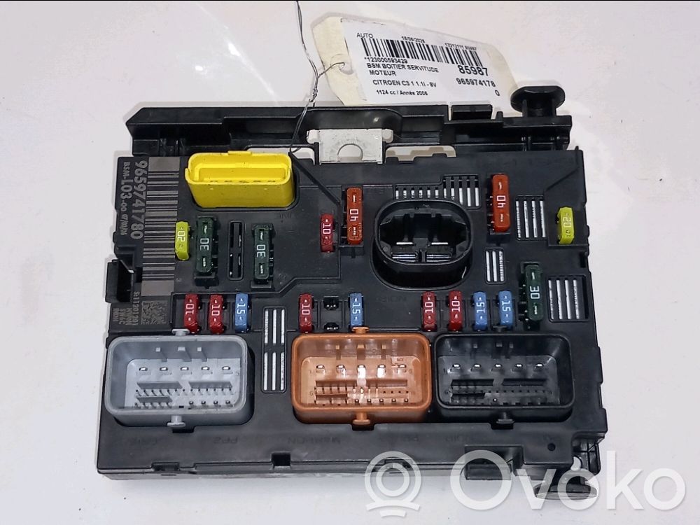 Citroen C3 Unité de commande / module d'injection 