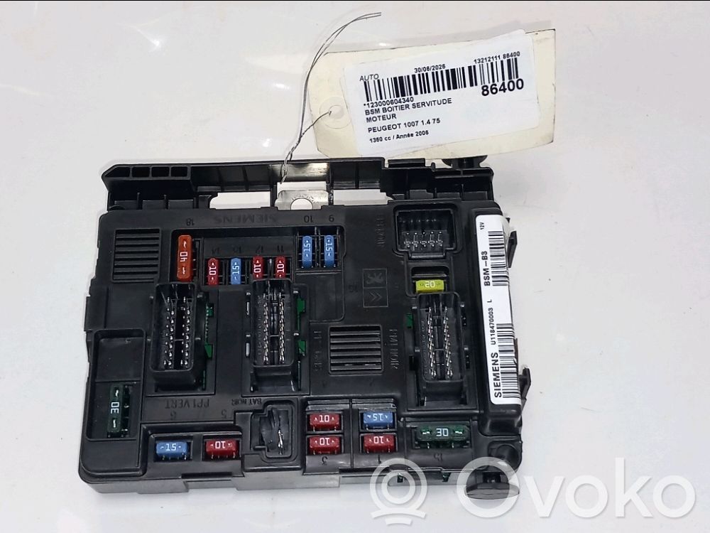 Peugeot 1007 Unitate/modul comandă injecție 