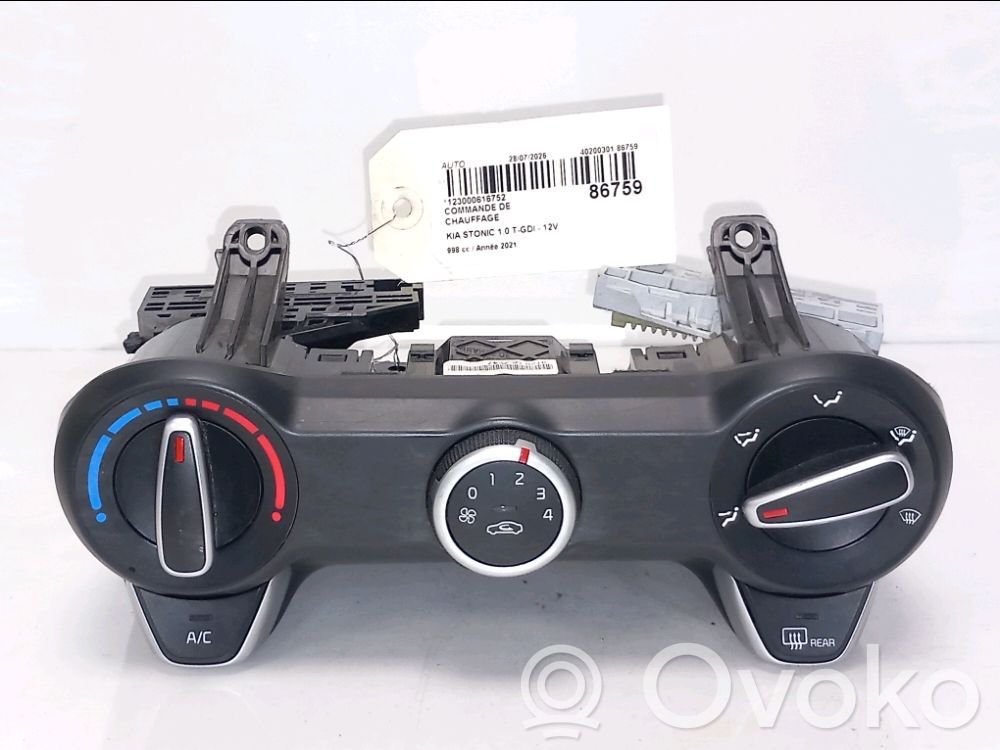 KIA Stonic Panel klimatyzacji 