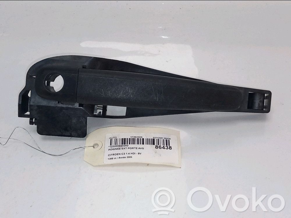 Citroen C3 Poignée extérieure avant 
