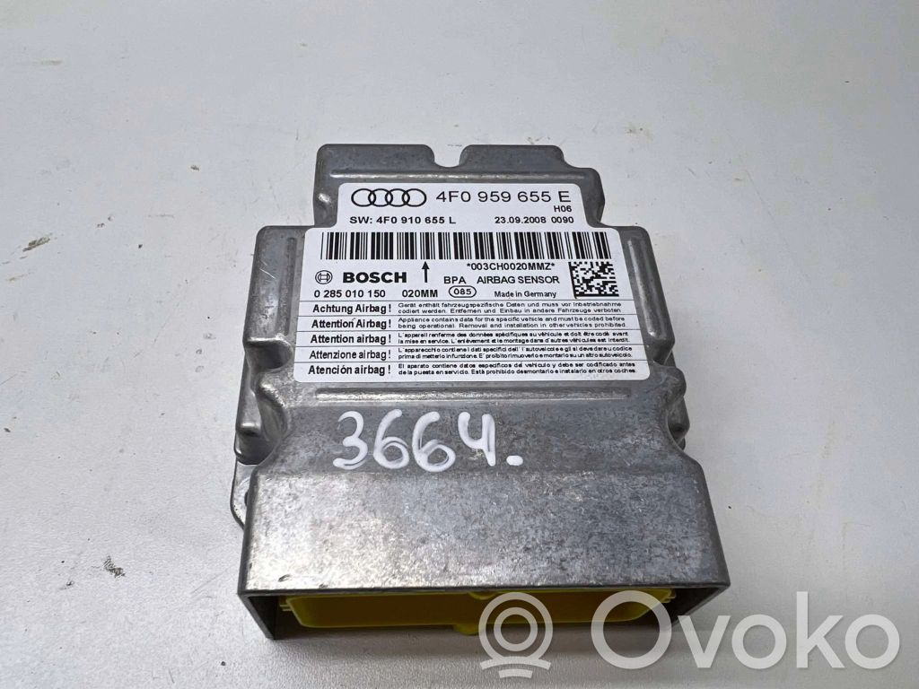 Audi A6 S6 C6 4F Unidad de control/módulo del Airbag 