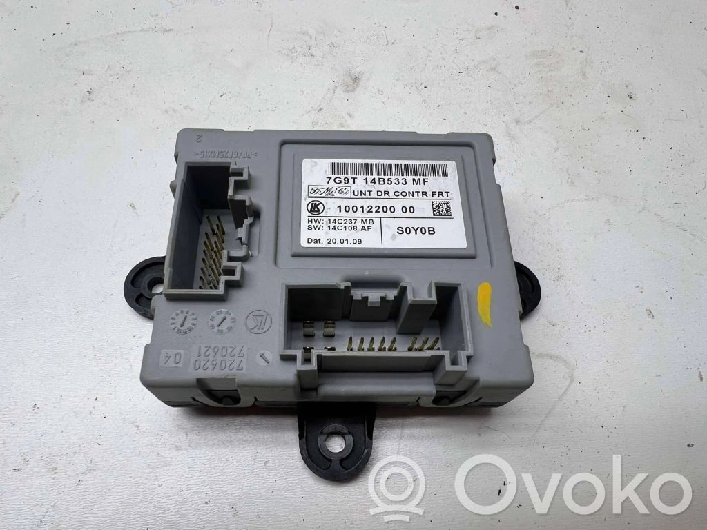Unité de commande module de porte   7G9T14B533MF,1001220000,14C237MB