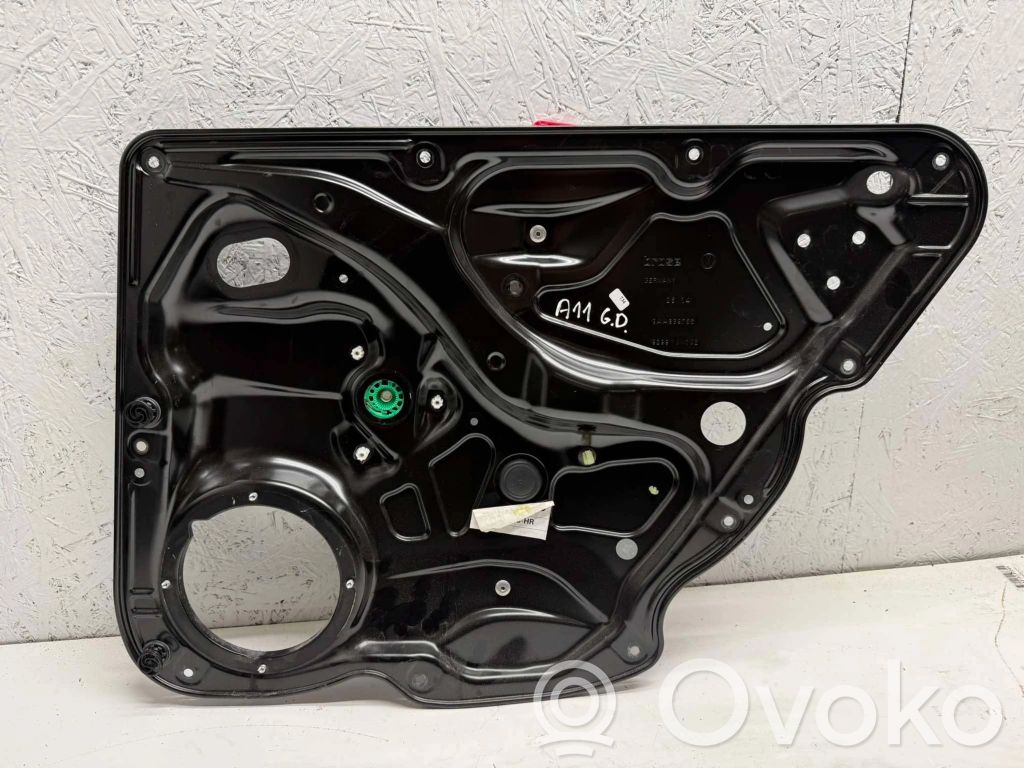 Volkswagen PASSAT B7 Rear window lifting mechanism without motor 