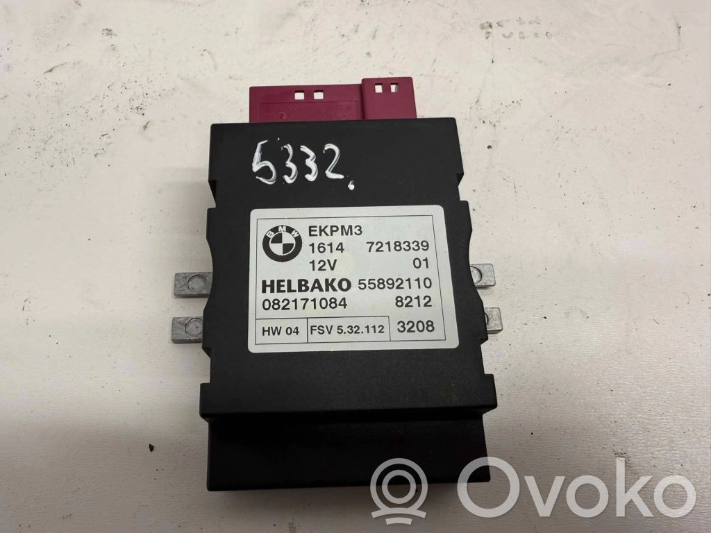 BMW 3 E90 E91 Fuel injection pump control unit/module 