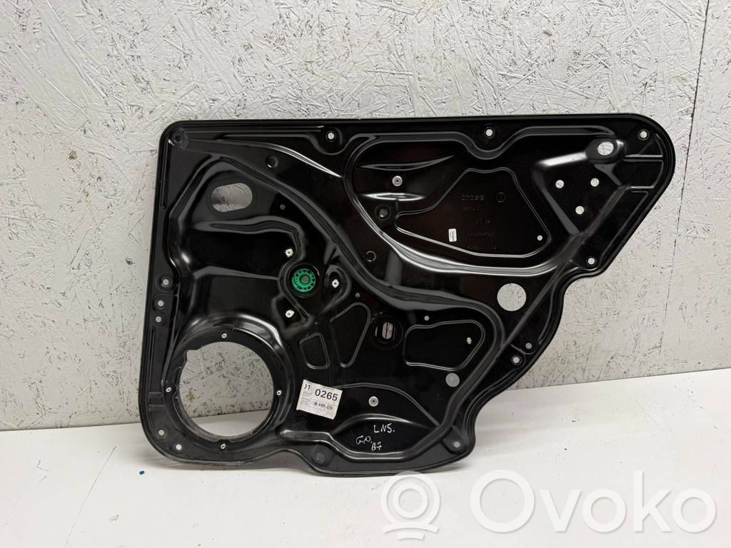 Volkswagen PASSAT B7 Mechanizm podnoszenia szyby tylnej bez silnika 