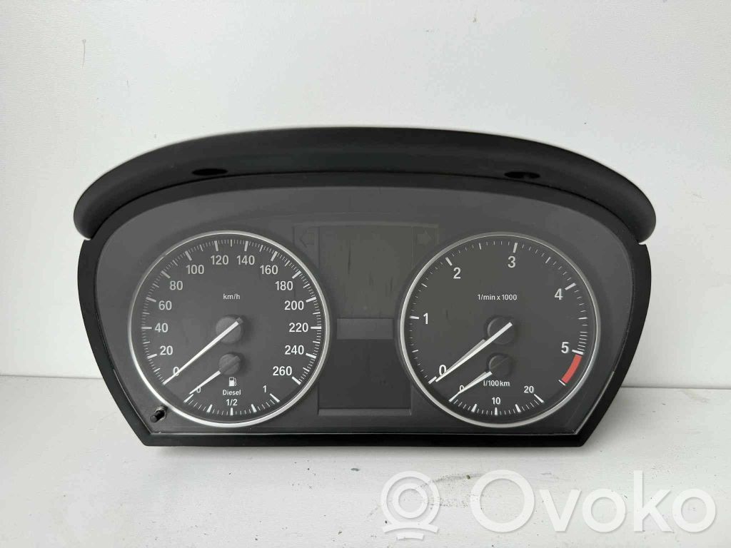 BMW 3 E90 E91 Speedometer (instrument cluster) 