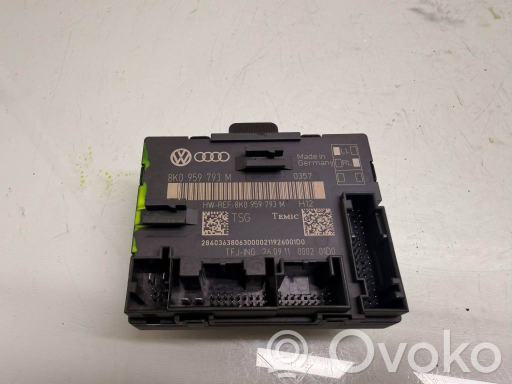 Audi A4 S4 B8 8K Oven ohjainlaite/moduuli 