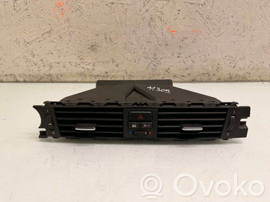 BMW 3 E90 E91 Centrālais gaisa ventilācijas režģis 