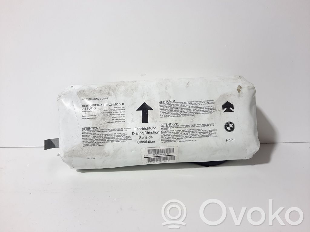 BMW 3 E46 Passenger airbag 