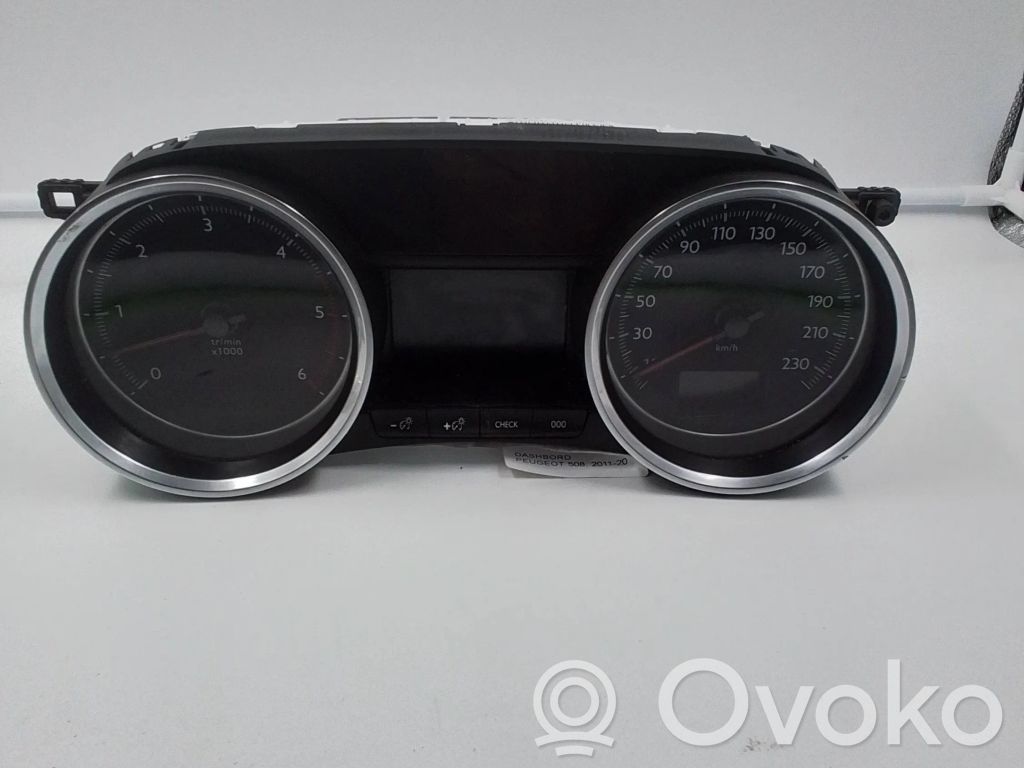 Peugeot 508 Compteur de vitesse tableau de bord 