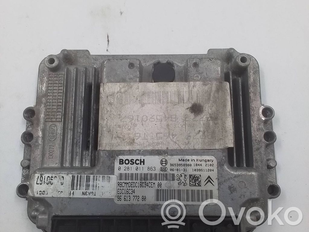 Peugeot 307 Engine control unit/module 