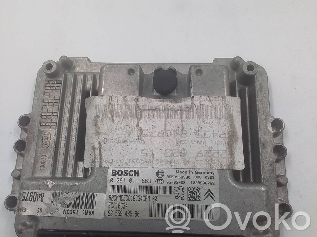 Peugeot 307 Engine control unit/module 