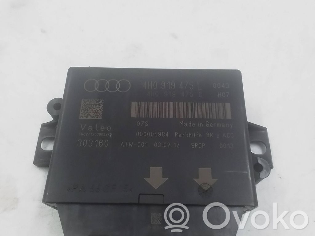 Audi A6 S6 C7 4G Parking PDC control unit/module 