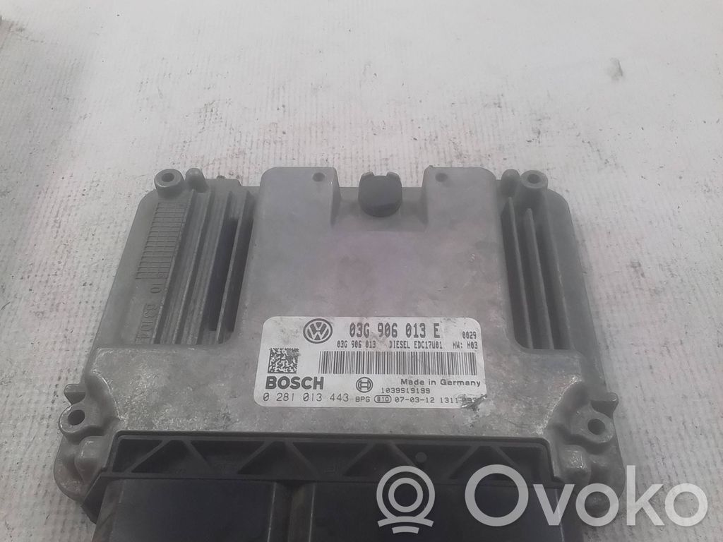 Skoda Roomster (5J) Engine control unit/module 