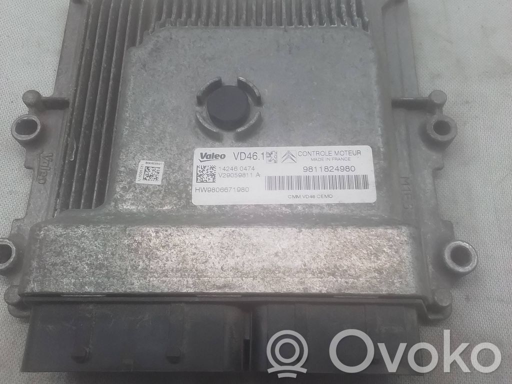 Peugeot 308 Sterownik / Moduł ECU 