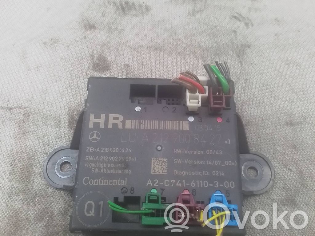 Mercedes-Benz E W212 Door control unit/module 