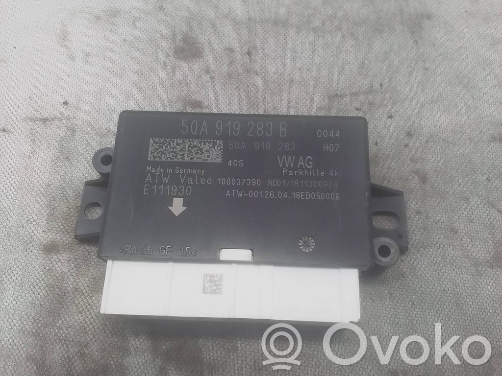 Skoda Octavia Mk3 (5E) Parkošanas (PDC) vadības bloks 