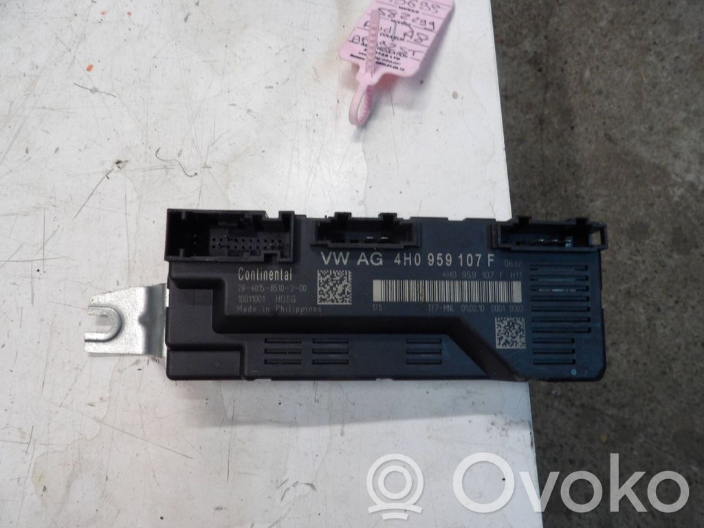 Tailgate/trunk control unit/module   4H0959107F