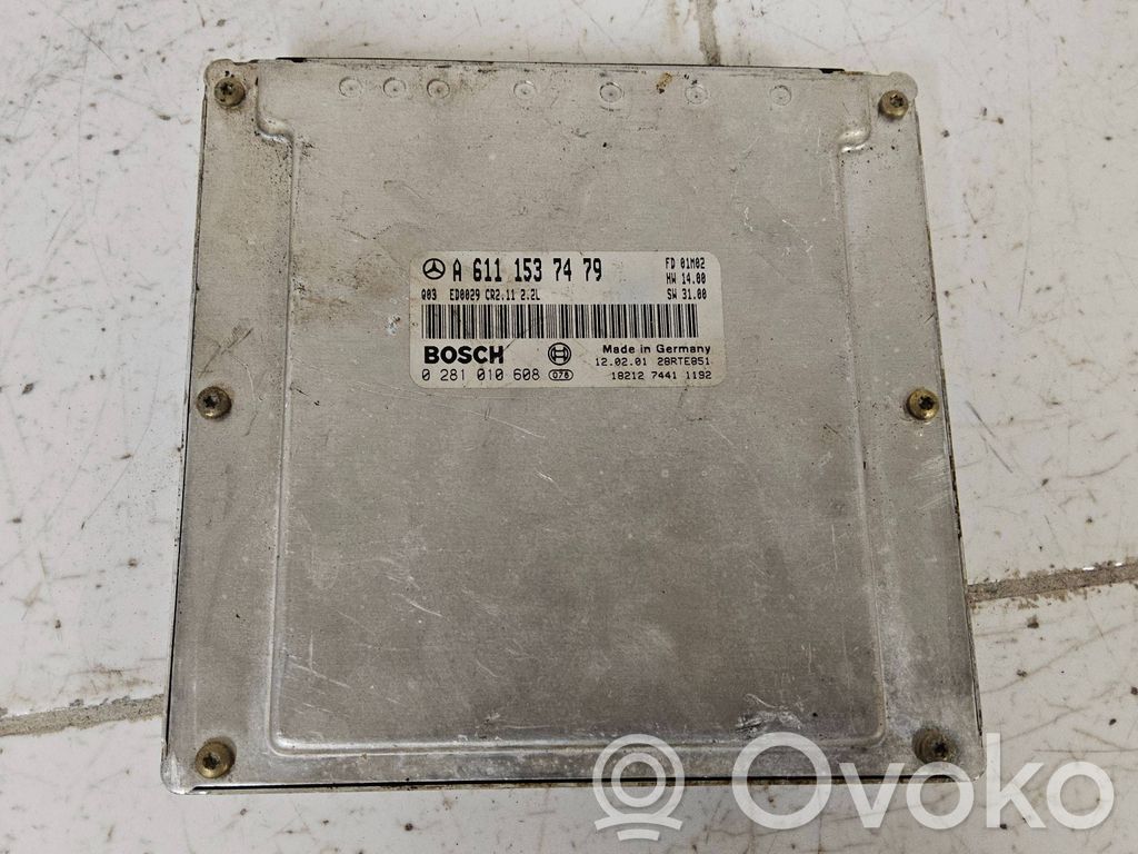 Mercedes-Benz C W204 Engine control unit/module 