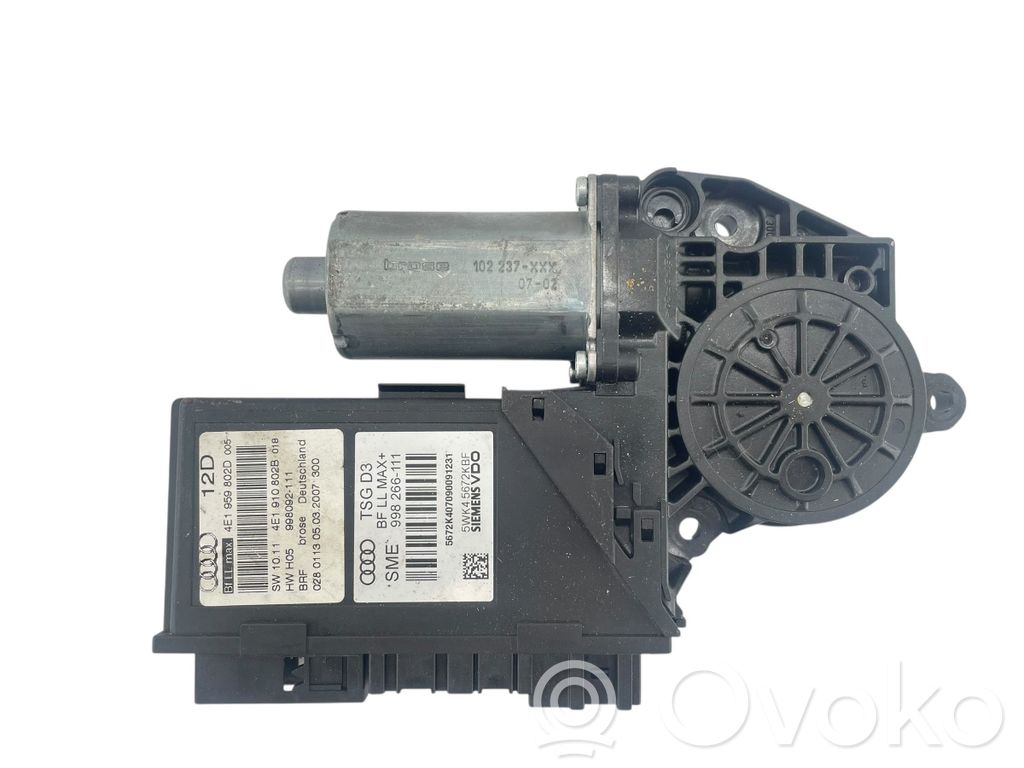 Audi A8 S8 D3 4E Front door window regulator motor 