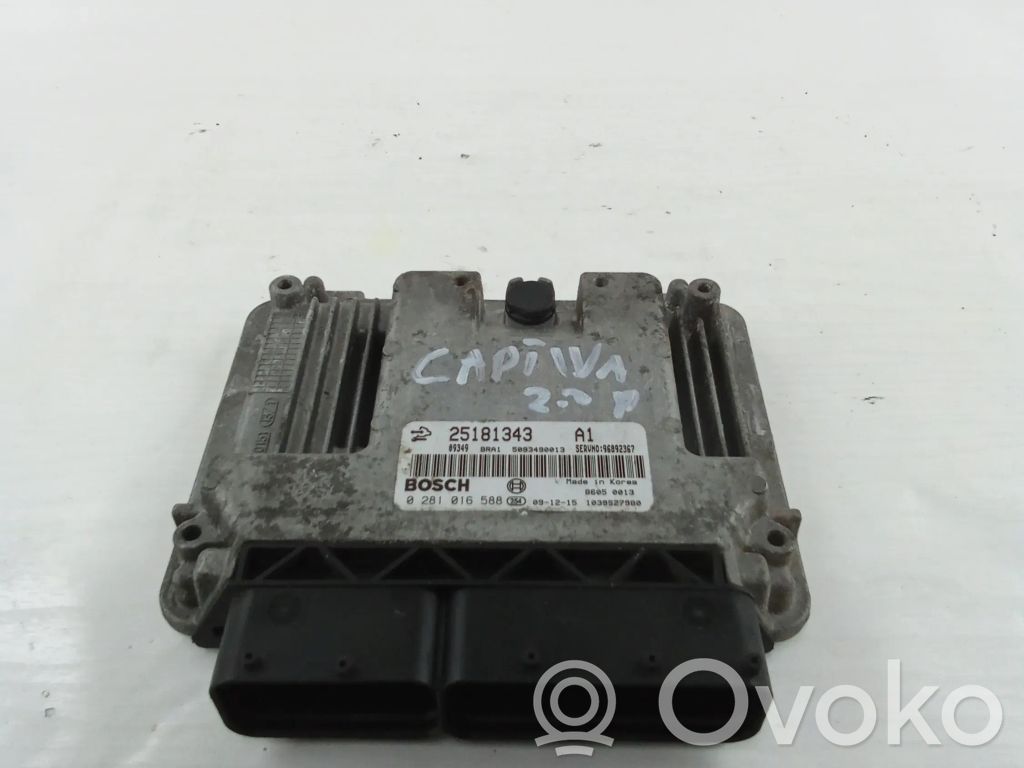 Chevrolet Captiva Engine control unit/module 