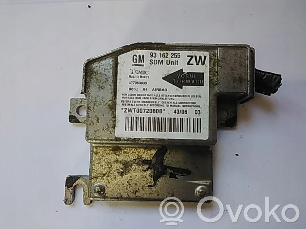 Opel Tigra B Airbag control unit/module 