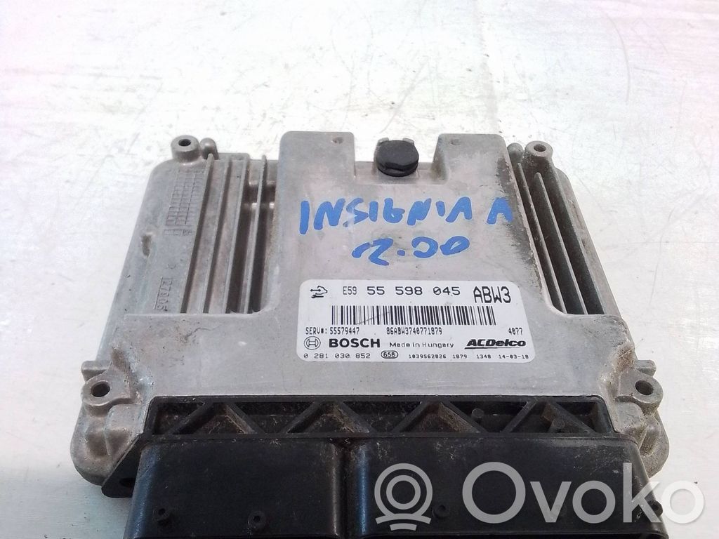 Engine control unit/module   55598045,55578447,0281030852