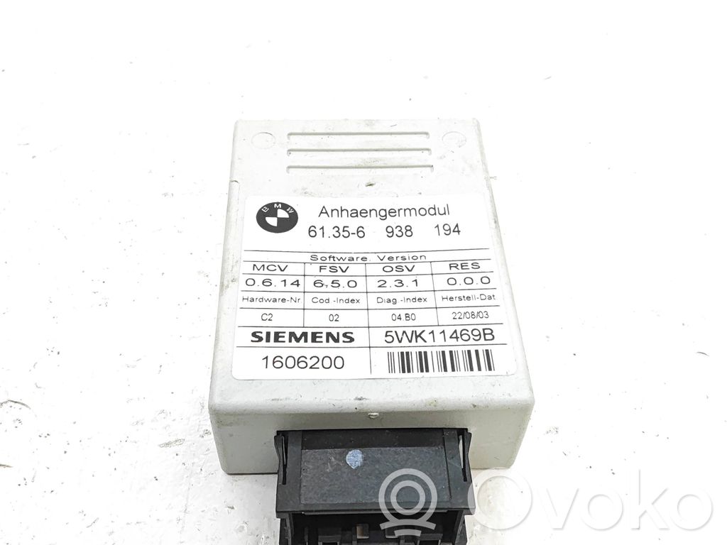 BMW 5 E60 E61 Tow bar trailer control unit/module 