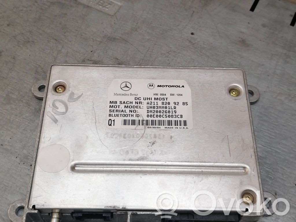 Mercedes-Benz E W211 Airbag control unit/module 