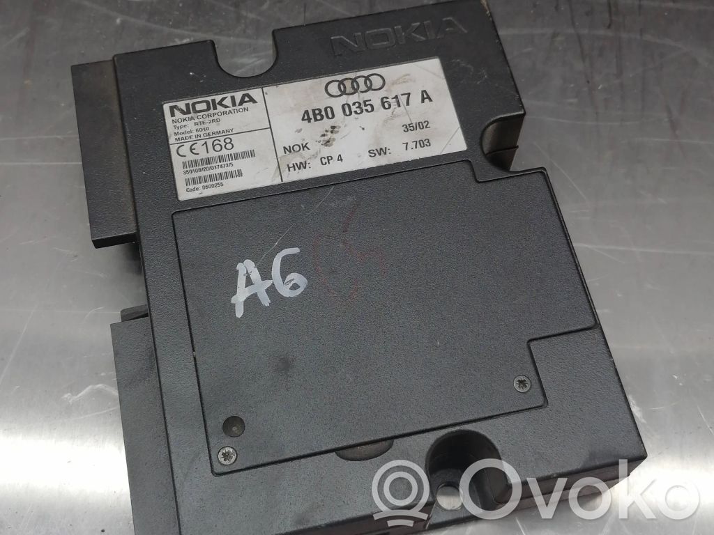 Audi A6 S6 C5 4B Tālruņa vadības bloks 