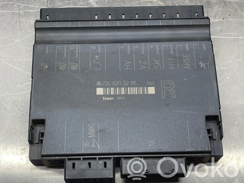 Mercedes-Benz S W220 Module de commande de siège 