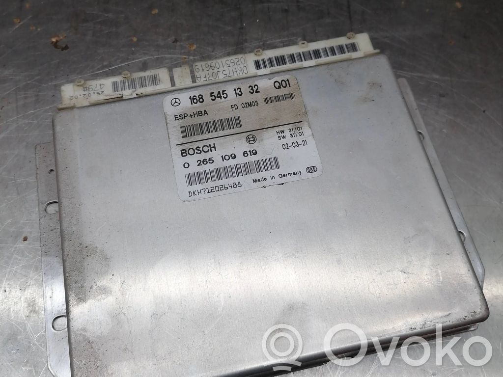 Mercedes-Benz A W168 ESP (stability system) control unit 