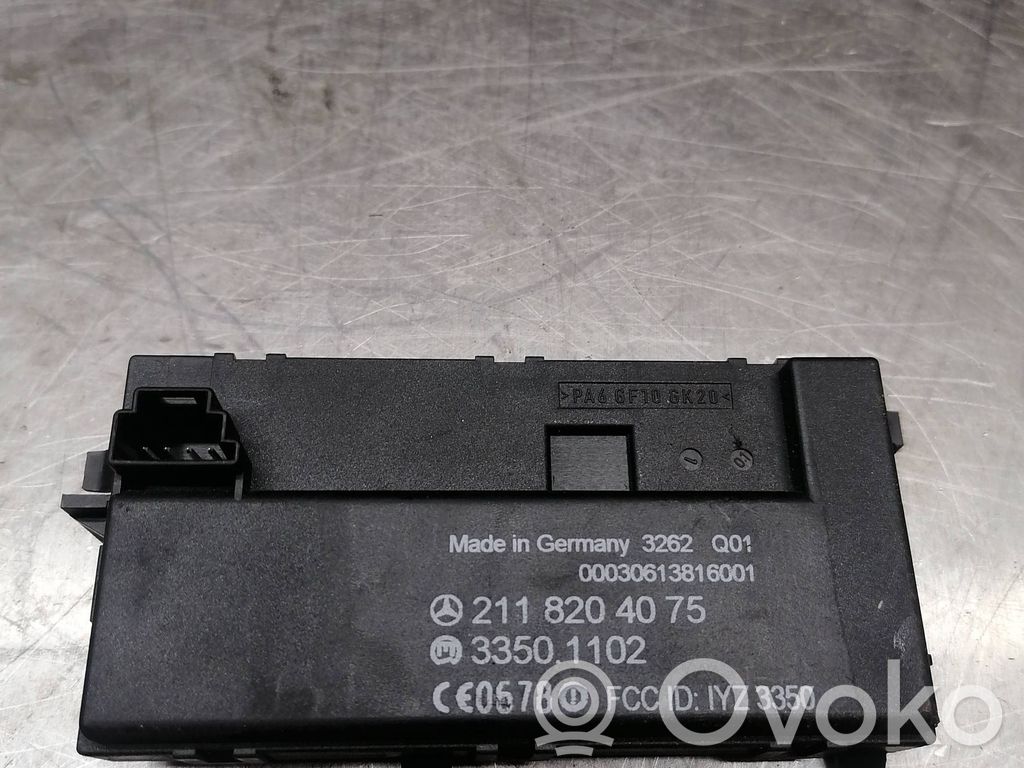Mercedes-Benz E W211 Unidad de control/módulo del control remoto 