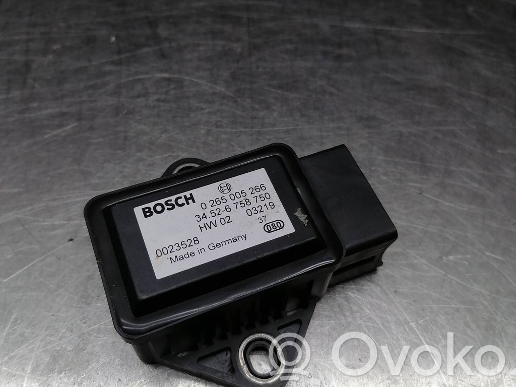 BMW 5 E60 E61 ESP acceleration yaw rate sensor 