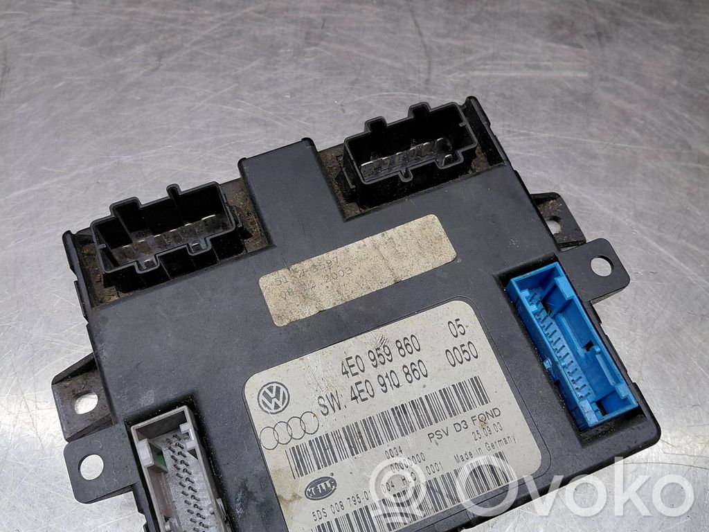 Audi A8 S8 D3 4E Seat control module 