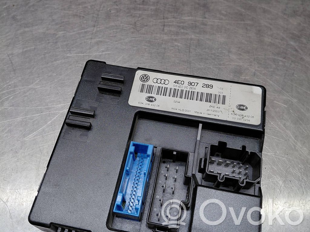 Audi A8 S8 D3 4E Comfort/convenience module 