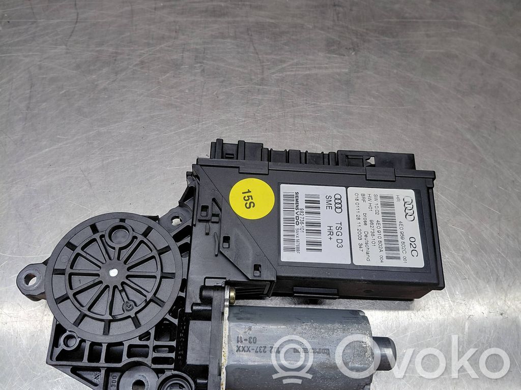 Audi A8 S8 D3 4E Galinis varikliukas langų pakėlėjo 
