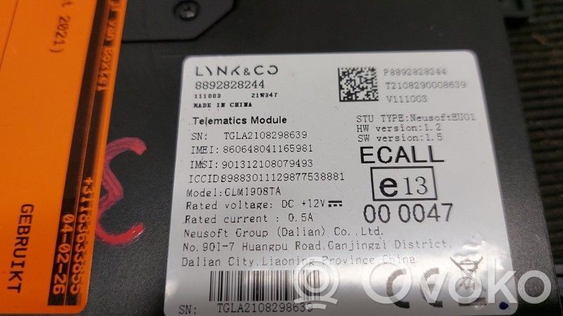 Lynk & co 01 Bluetooth modulis 