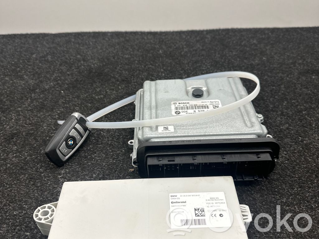 BMW 6 F06 Gran coupe Komputer / Sterownik ECU i komplet kluczy 