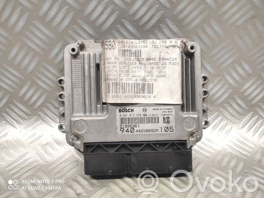Engine control unit/module   51896991,0281015950