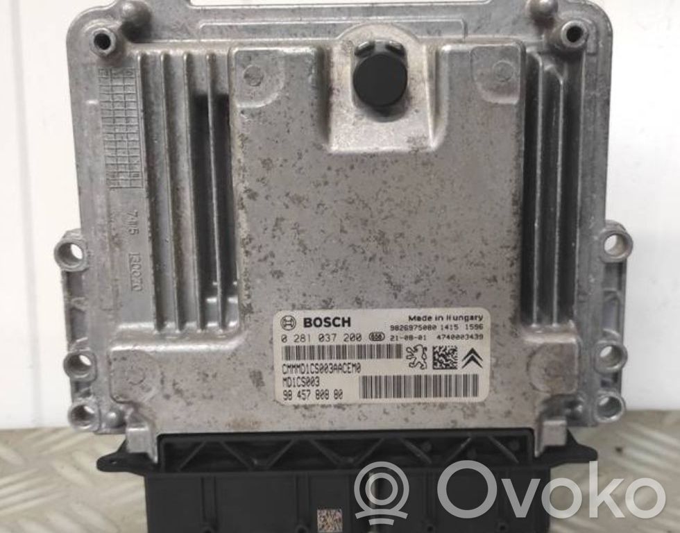 Engine control unit/module   9845780880,9826975080,0281037200,882182990,TWOJEAUTOWYSZKOW