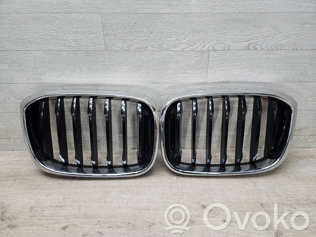 BMW X3 G01 Front bumper upper radiator grill 