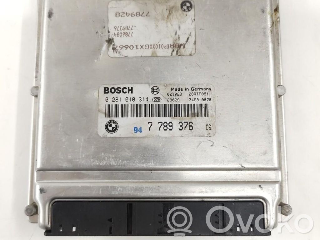 BMW 5 E39 Unidad de control/módulo ECU del motor 