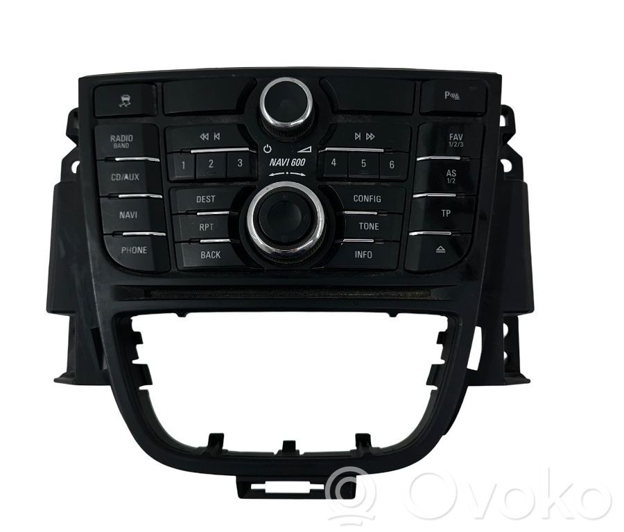 Opel Astra J Central console control unit 