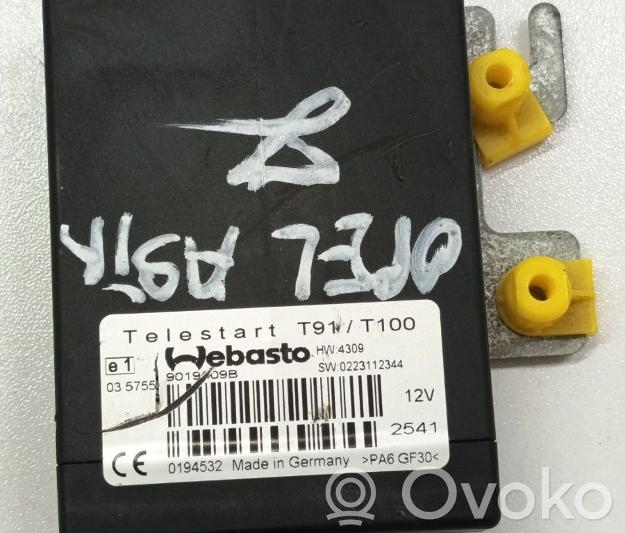 Auxiliary heating control unit/module   9019509B