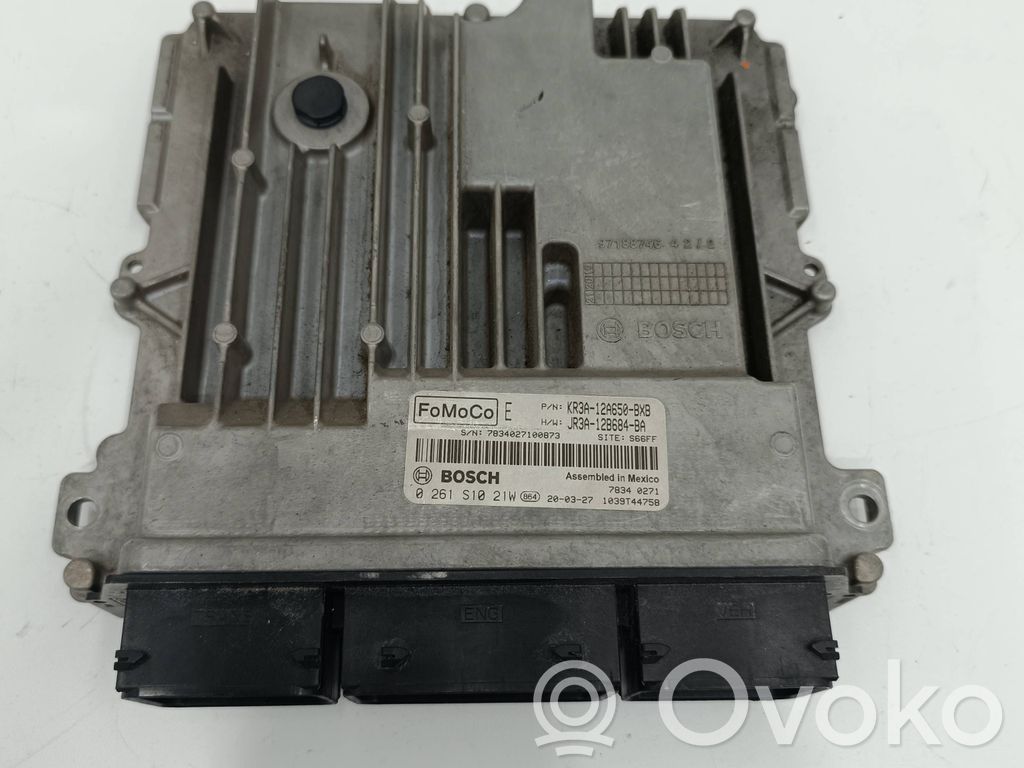 Engine control unit/module ECU   KR3A12A650BXB,JR3A12B684BA,0261S10219