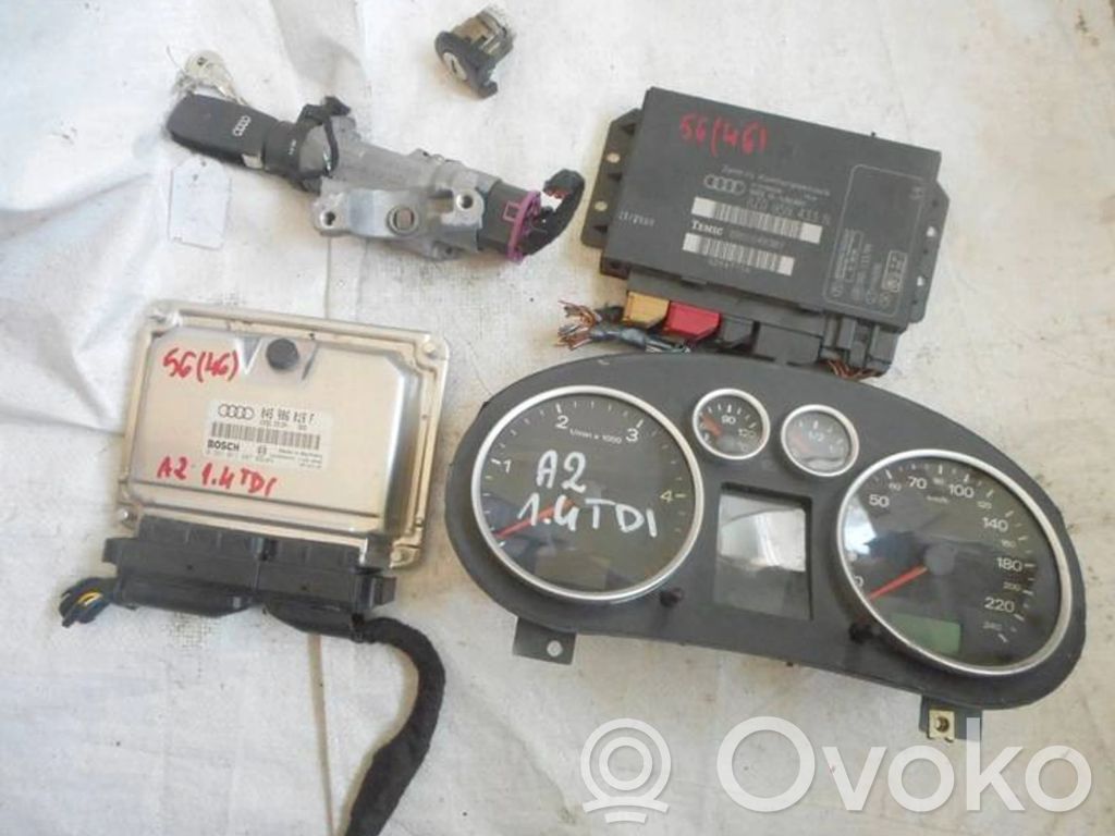 Audi A2 Engine ECU kit and lock set 
