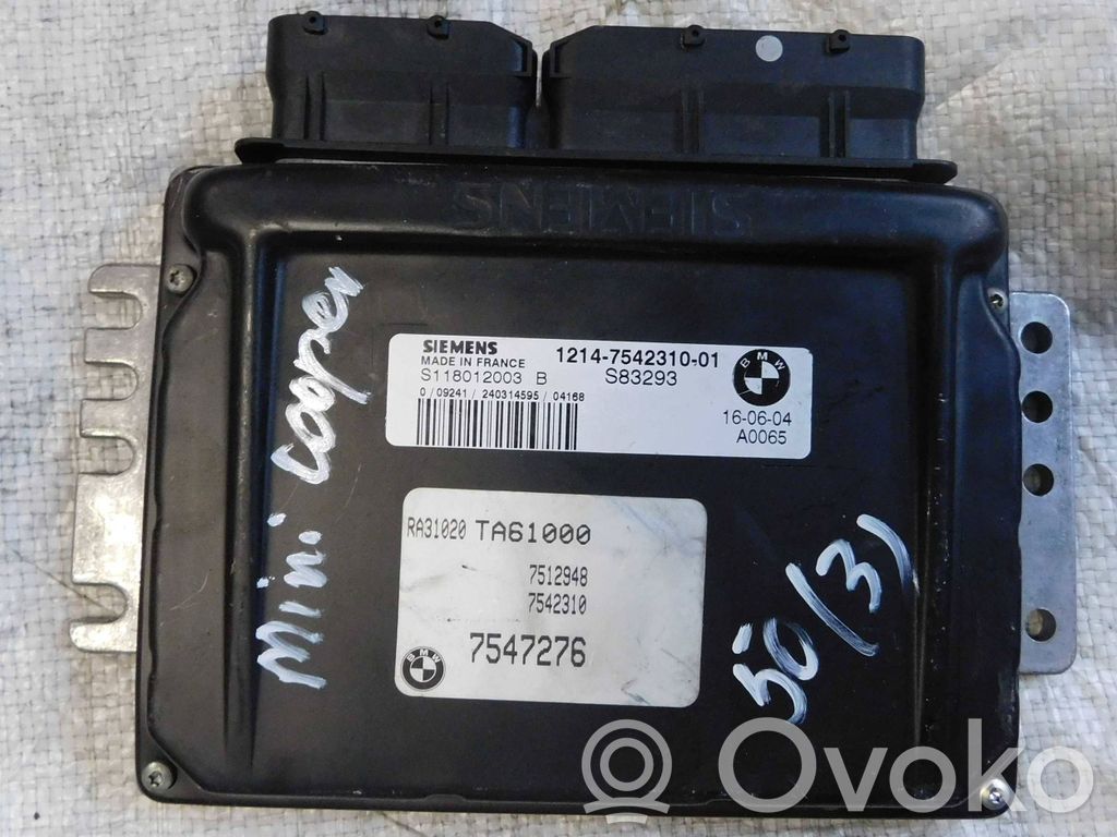 Mini One - Cooper R50 - 53 Engine control unit/module 