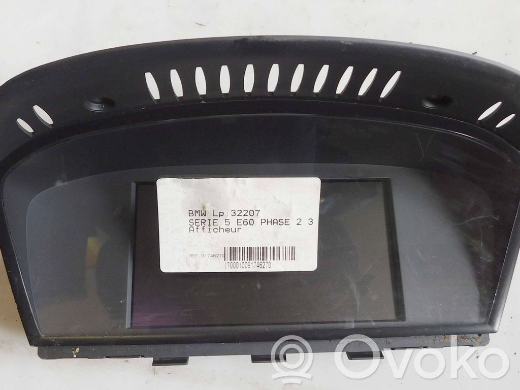 BMW 5 E60 E61 Bildschirm / Display / Anzeige 